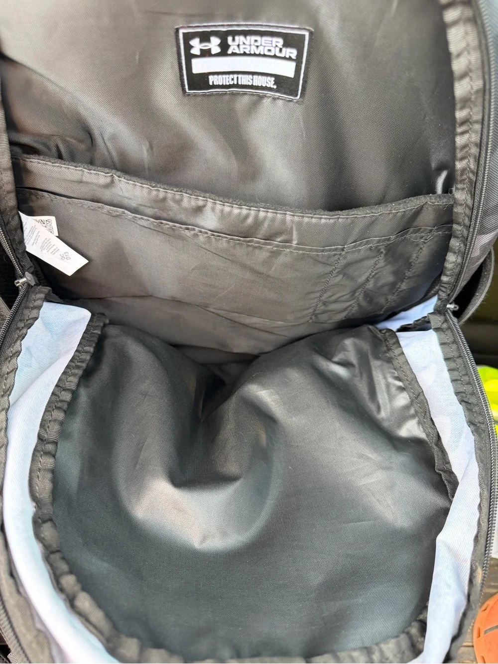 Under Armour Black Gray Camo Backpack